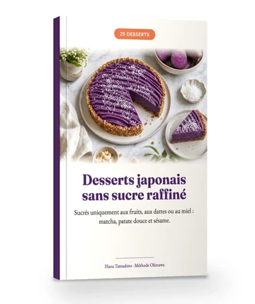 Desserts japonais sans sucre raffiné