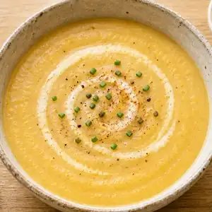 Velouté de chou-fleur et de patate douce